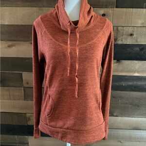 Kuhl Rust Orange Cowl Neck Sweater